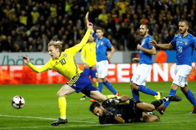 欧洲世预赛B组：瑞典3场不胜垫底，瑞士三连胜领跑